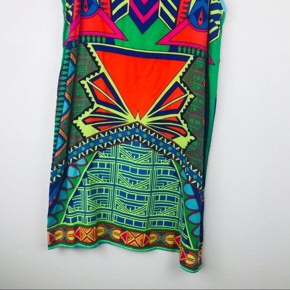 Flying Tomato  multicolour printed Pattern sleeveless Mini dress Women size S - Picture 11 of 16